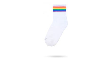 Rainbow pride chaussettes sport coton performance