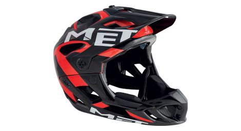 Casco met parachute negro rojo m (54-58 cm)