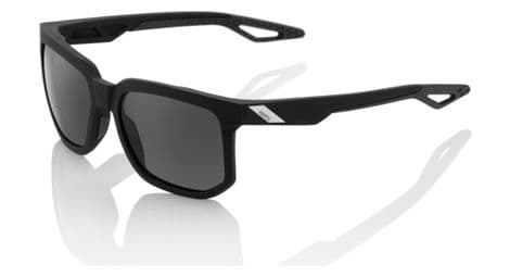 100% centric black glasses black polarized lenses