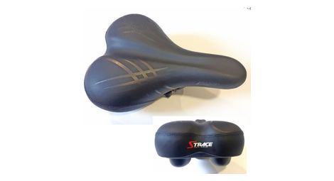 Selle phoenix noire unisex amortisseur elastomère 250mm / 180mm