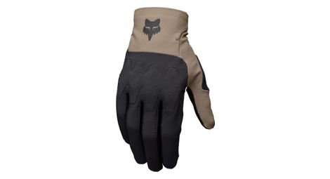 Guantes largos de MTB Fox Defend D3O beige para hombre