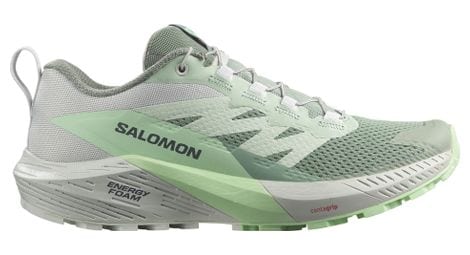 Salomon sense ride 5 zapatillas de trail para mujer verde 41.1/3