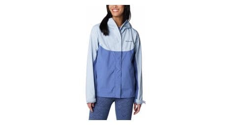 Columbia wahkeena falls 3l women's waterproof jacket blau