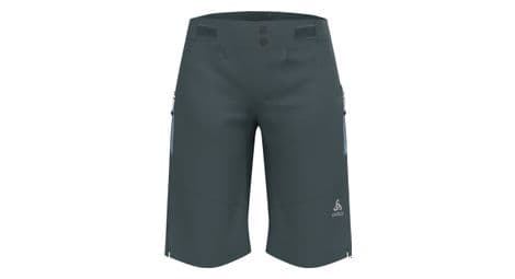 Pantaloncini da donna odlo x-alp explorer mtb overshort grey/blue 42 fr