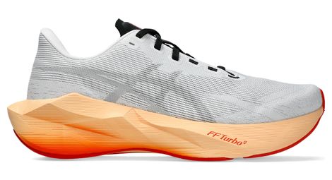 Chaussures Running Asics Novablast 6 Blanc/Orange Homme