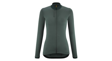 Maillot de manga larga para mujer mavic aksium verde