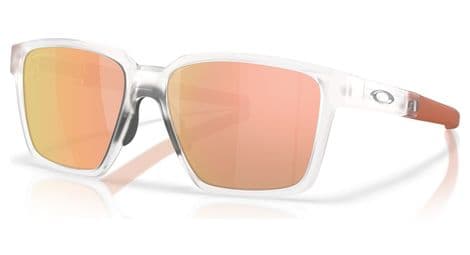 Lunettes oakley actuator sq matte clear / prizm rose gold polarized / ref : oo9430-0757