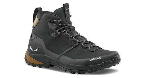 Herren-Wanderschuhe Salewa Puez 2 Mid Powertex Schwarz