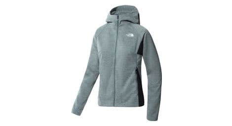 Forro polar the north face athletic outdoor full zip azul mujer