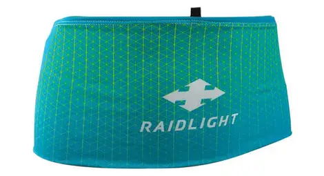 Cinturón raidlight trail running 4 bolsillos azul/verde