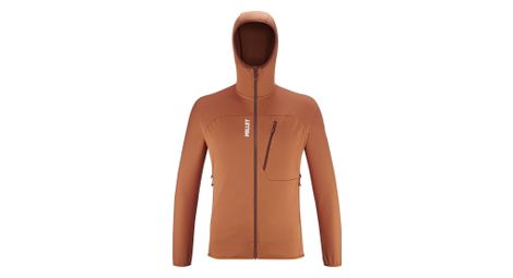 Forro polar con capucha mijo lokka iii naranja