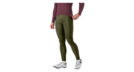 Cuissard long à bretelles homme castelli espresso vert