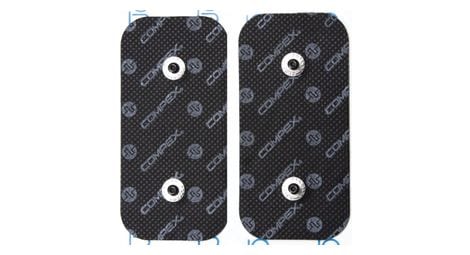 Pack 2 electrodes compex easysnap performance 50 x 100 mm 2 snap noir