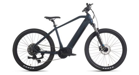 Vtt électrique adore 27,5 aluminium gx-650 moteur central 80nm / 15ah bleu nuit mat