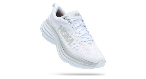 Chaussures Running Hoka Bondi 8 Blanc Femme