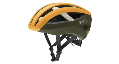 Smith network mips road/gravel helmet green orange