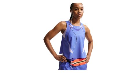Débardeur Crop Nike AeroSwift Bleu Femme