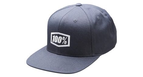 Casquette snapback 100% icon aj-fit gris