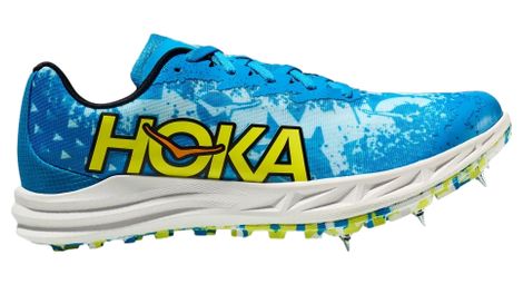 Chaussures athlétisme hoka unisexe crescendo xc bleu jaune