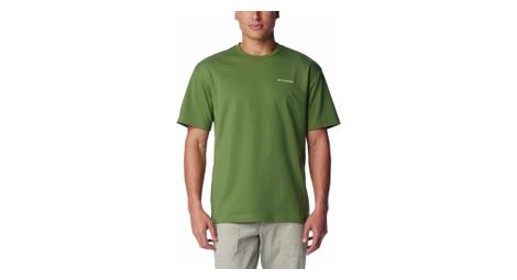 T-shirt manches courtes columbia burnt lake vert