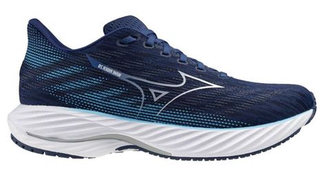 Chaussures running mizuno wave rider 28 bleu homme