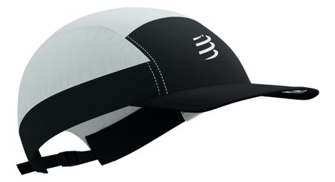 Compressport 5 panel light cap white/black