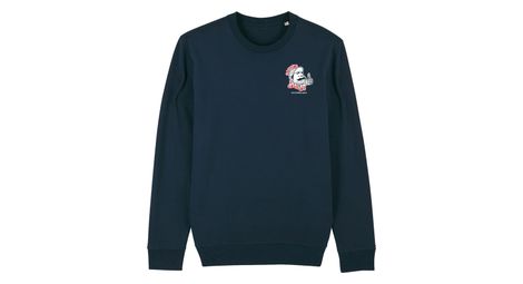 Çois sudadera 'la cafeína es gasolina' azul