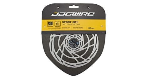 Disque de frein jagwire sport sr1 6 trous 180 mm argent