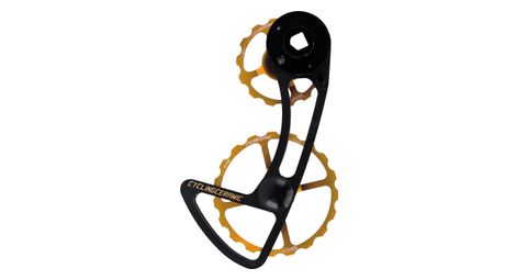 Cyclingceramic oversized derailleur cage 14/19t voor sram rival/force/red etap axs 12s derailleur goud