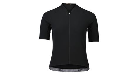 Maillot manches courtes femme poc raceday uranium noir