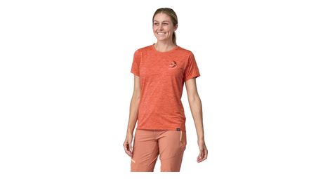 Camiseta patagonia mujer cap cool daily graphic lands naranja