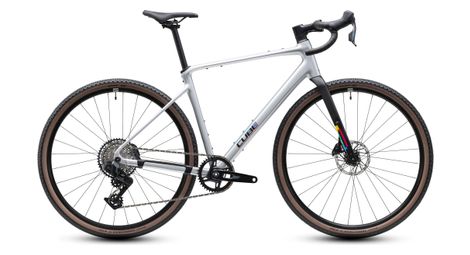 Vélo de Gravel Cube Nuroad SLX Sram Rival AXS 13V 700 mm Gris Spaceship 2027