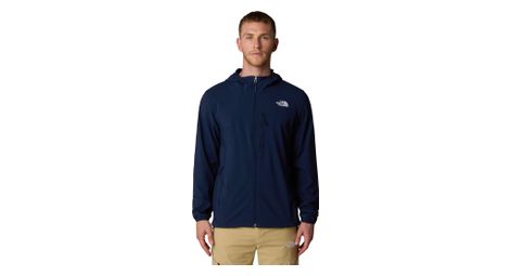 The north face nimble hoodie softshell giacca blue men's