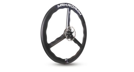 Paire de roues carbone route triathlon TT – MaKadamm leads disc xpremium à pneus – 686gr la roue – centerlock – axe 12x100