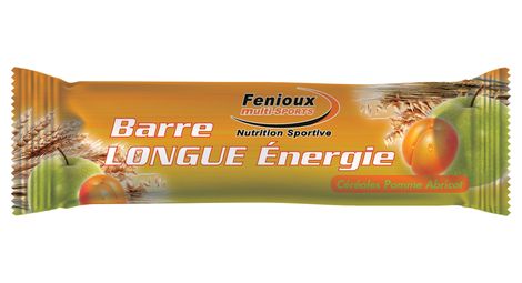 Barre énergétique fenioux multi-sports longue energie céréales/pomme/abricot - 50g