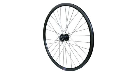 Roue gravel 700 av blocage jante noir mach1 gravel tub. ready moy. shimano m475 disque 6t