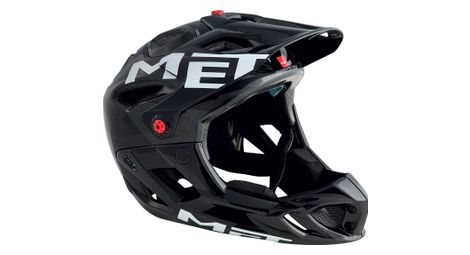 Casque integral met parachute noir gris