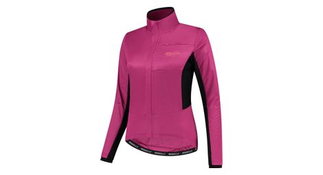 Veste velo hiver rogelli barrier - femme - rose