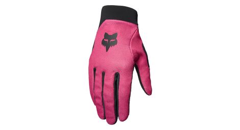 Guantes largos de MTB Fox Ranger rojos para mujer
