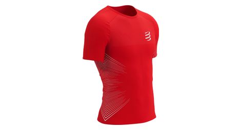 Maillot manches courtes compressport performance ss tshirt m rouge