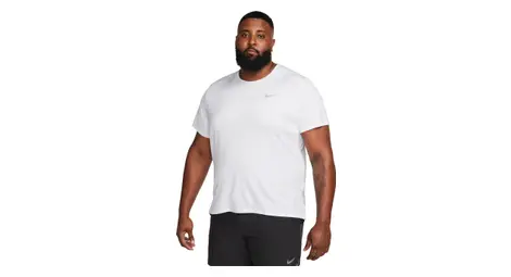 Maillot manches courtes nike dri-fit miler blanc