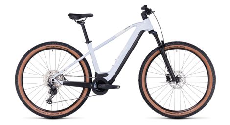 Cube reaction hybrid pro 750 electric hardtail mtb shimano deore 11s 750 wh 29'' flash white 2023 19 pollici / 173-182 cm