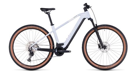 Vtt electrique semi rigide cube reaction hybrid pro 750 shimano deore 11v 750 wh 29 blanc flash 2023