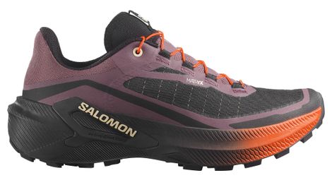 Zapatillas de trail Salomon Genesis 2 rosa/negro/naranja para mujer