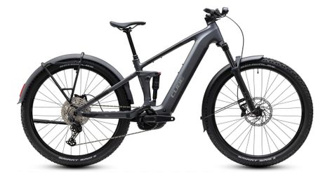 VTT Électrique Tout-Suspendu Cube Stereo Hybrid One22 Pro 800 FE Shimano 12V 800 Wh Bosch 120 Nm 27.5'' Gris 2027