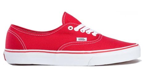 Vans paire de chaussures authentic red