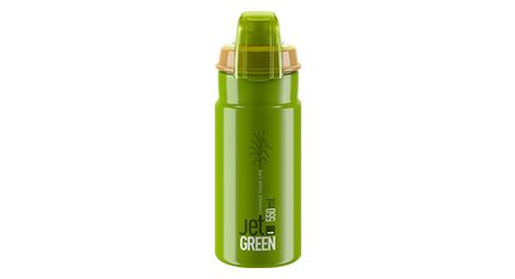 Borraccia elite jet green plus 550 ml verde