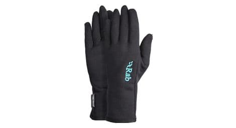 Guantes rab power stretch pro mujer negro unisex