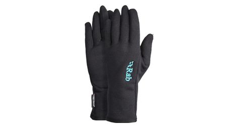Gants femme rab power stretch pro noir unisex