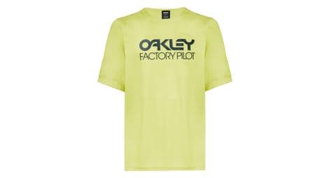 Camiseta oakley factory pilot de manga corta amarilla